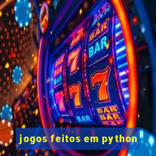 jogos feitos em python